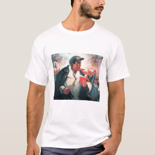 Camiseta Defenda a crítica da revolução do presidente Mao!
