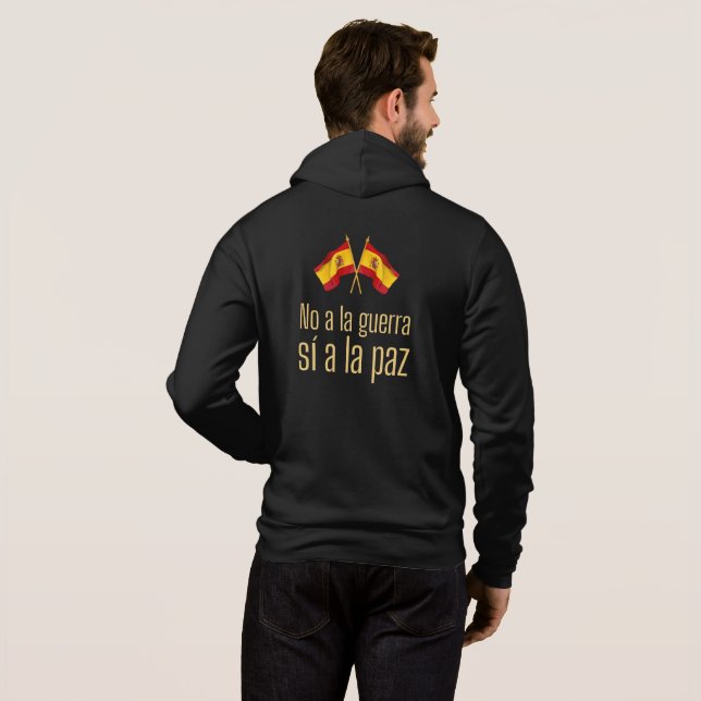 Camiseta Defenda a Paz Espanha (Parte Traseira Completa)