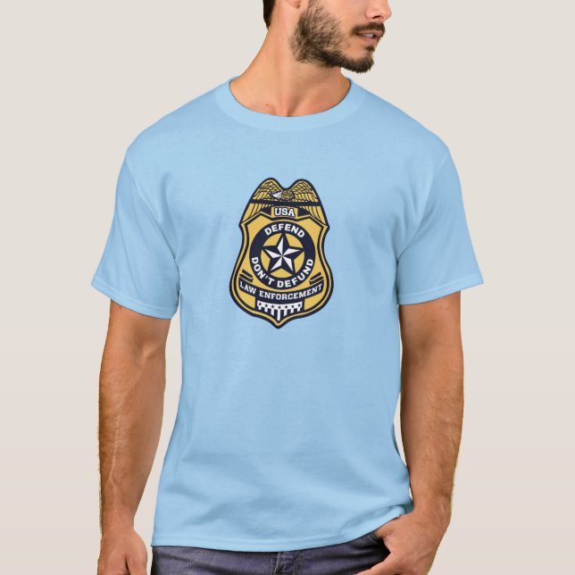 CAMISETA DEFENDA A POLÍCIA! NÃO DEFENDER (Frente)
