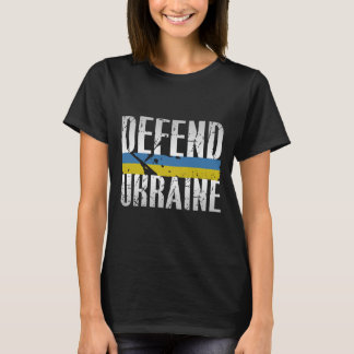 Camiseta Defenda a Ucrânia Apoie a Defesa do Exército da Uc