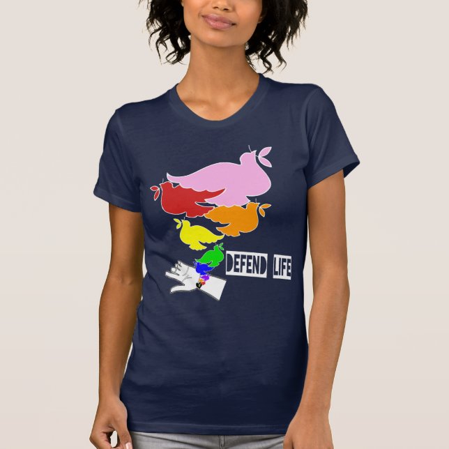 Camiseta DEFENDA A VIDA, após a chuva… (OBSCURIDADE) (Frente)