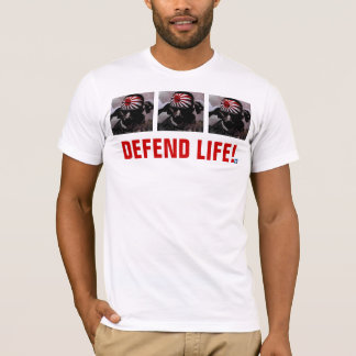 Camiseta DEFENDA A VIDA! Edição do Kamikaze II