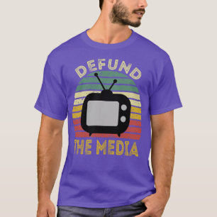 Camiseta Defenda A Vintagem Do Retro De Mídia