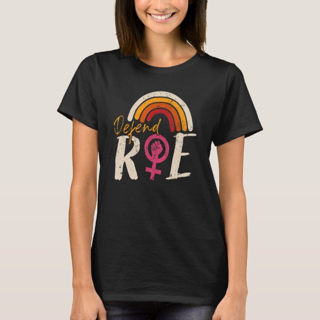 Camiseta Defenda o aborto favorito feminista feminista Ri (Frente)