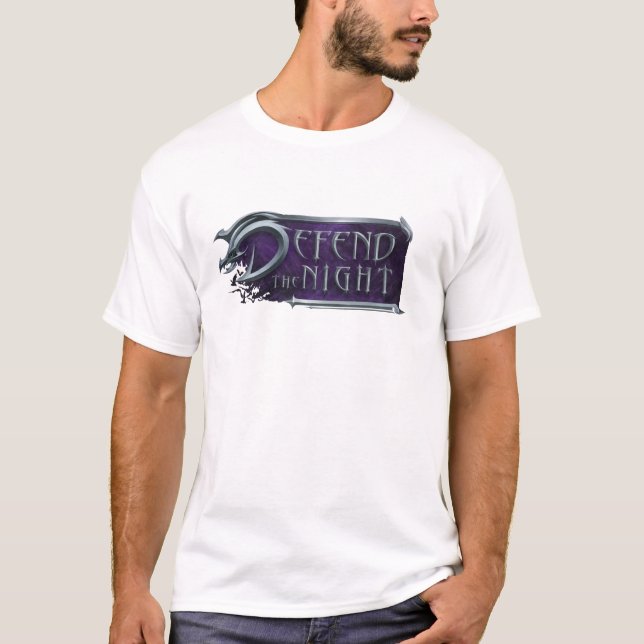 Camiseta Defenda O Logotipo Do Cheio Noturno (Frente)