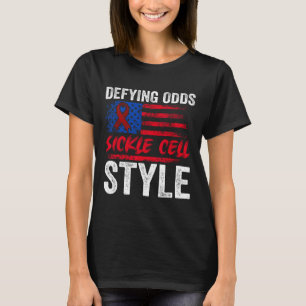 Camiseta Defendendo O Estilo De Célula Falsiforme De Odds U