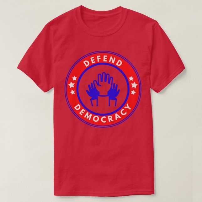 Camiseta Defender a Democracia 25 (Frente do Design)