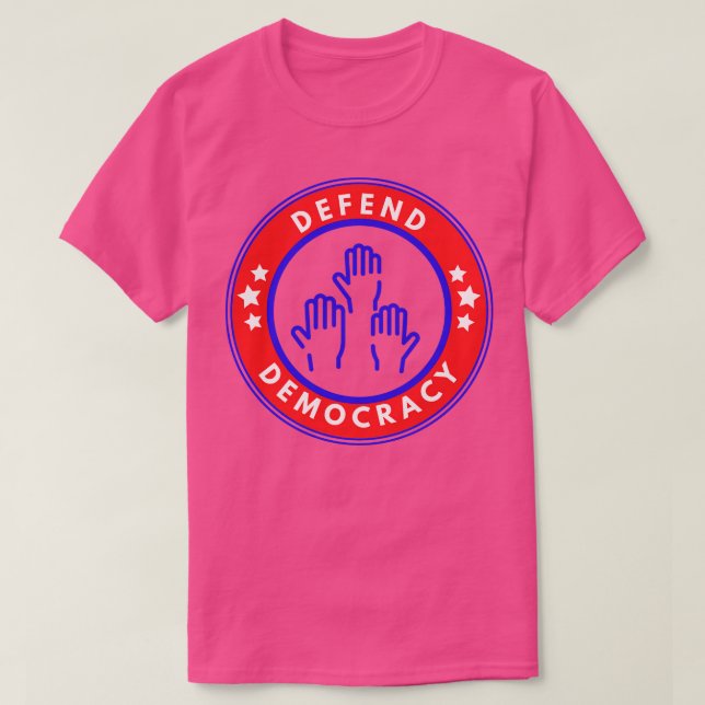 Camiseta Defender a Democracia 8 (Frente do Design)