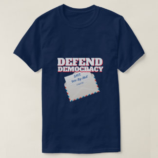 Camiseta Defender a Democracia / Salvar a Votação por Corre