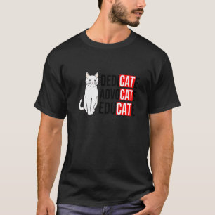 Camiseta Defender Advogado Educar Gato Dono de Gato Animal