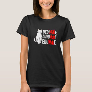 Camiseta Defender Advogado Educar Gato Dono de Gato Animal