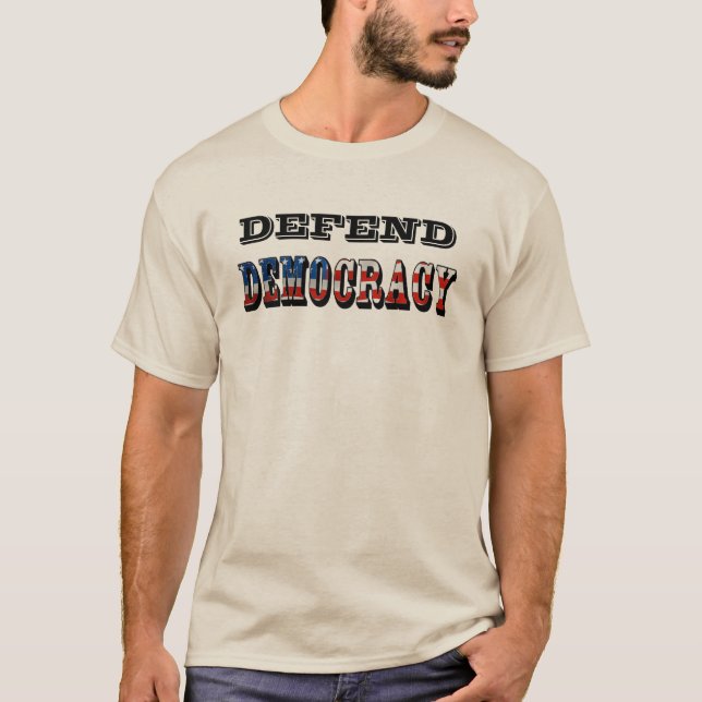CAMISETA DEFENDER DEMOCRACIA (Frente)