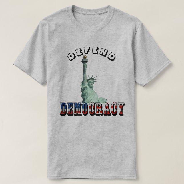 CAMISETA DEFENDER DEMOCRACIA (Frente do Design)