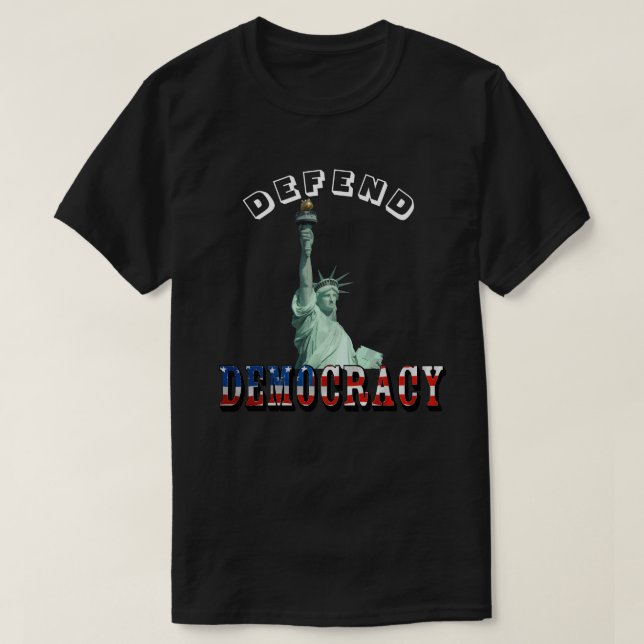 CAMISETA DEFENDER DEMOCRACIA (Frente do Design)