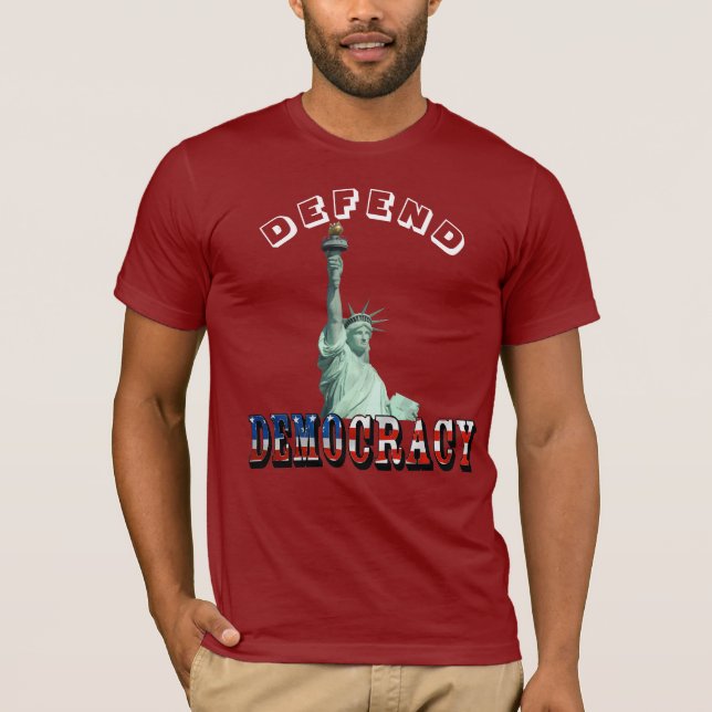 CAMISETA DEFENDER DEMOCRACIA (Frente)