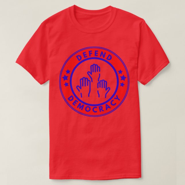 Camiseta Defender Democracia 10 (Frente do Design)