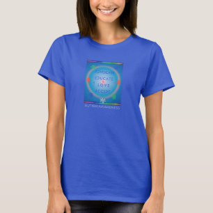 Camiseta Defender o conceito de amor educado (consciência d