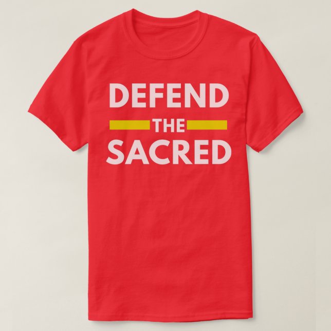 Camiseta Defender O Sagrado  (Frente do Design)