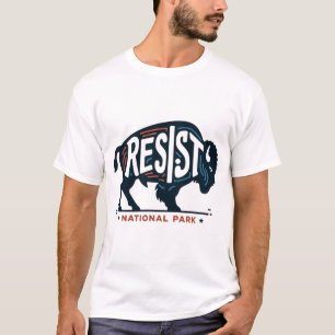 Camiseta Defender os Terrenos Públicos Retro Resiste Parque