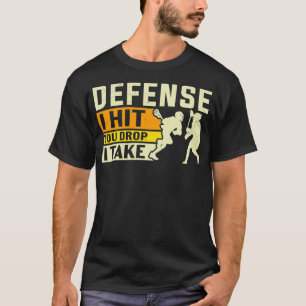 Camiseta Defendo que eu te derrubo, eu tomo Lacrosse