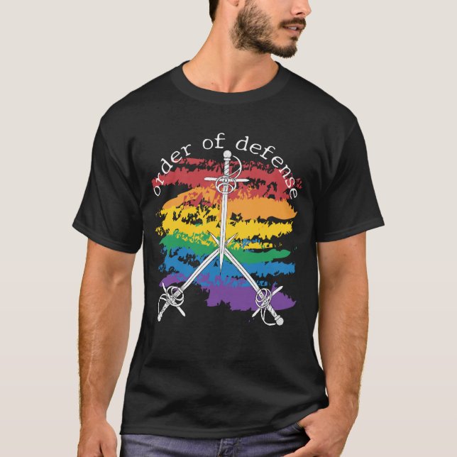 Camiseta Defense Woodcut Pride (Frente)