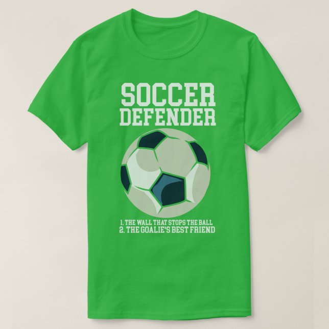 Camiseta Defensor 1 A Parede que pára a bola 2 a Meta (Frente do Design)