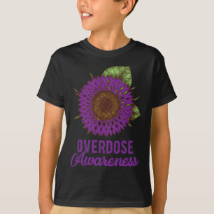 Camiseta Defensor da Sensibilização para a Sobredosagem da