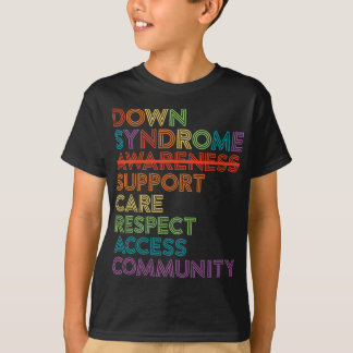 Camiseta Defensor de Consciência da Síndrome de Down Respei