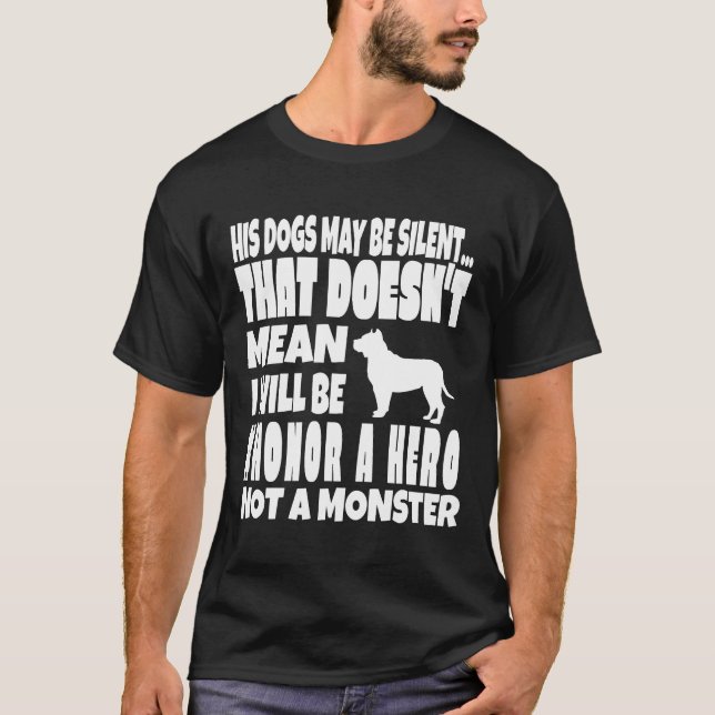Camiseta Defensor do Pitbull Novo (Frente)