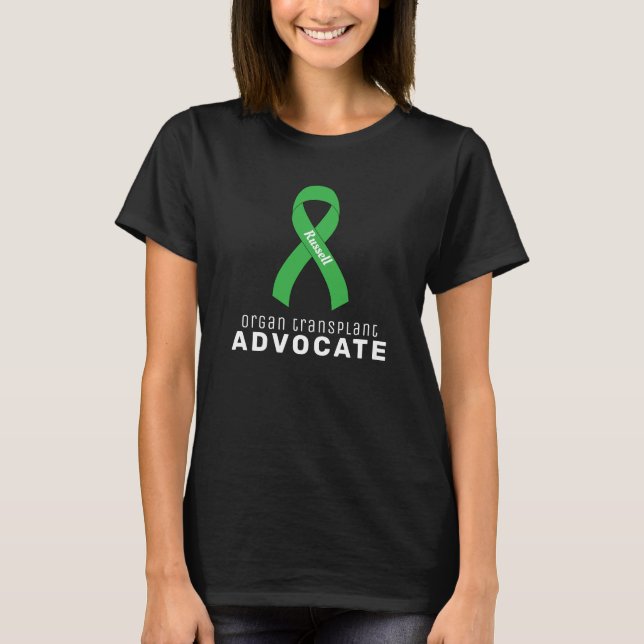 Camiseta Defensor do Transplante de Órgãos Mulheres Negras (Frente)