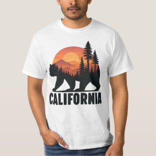 Camiseta Defensor do Urso Grizzly da Califórnia