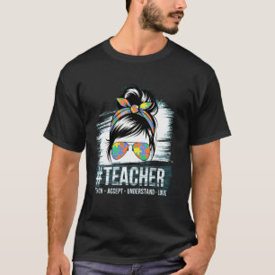 Camiseta Defensor Professor Autismo Apoio Inclusão Educador