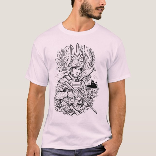 Camiseta Defensores da Liberdade | Moderna Força Militar Uc (Frente)