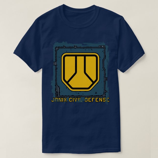 CAMISETA DEFESA CIVIL JANIX (Frente do Design)
