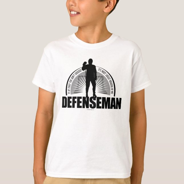 Camiseta Defesa do hóquei (Frente)