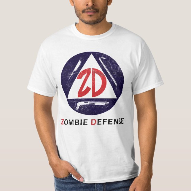 Camiseta Defesa do zombi (Frente)