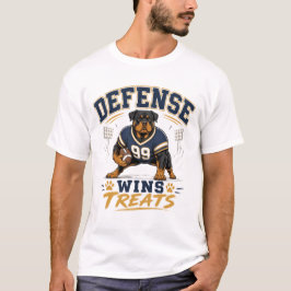 Camiseta Defesa Vence Guloseimas Futebol Rottweiler