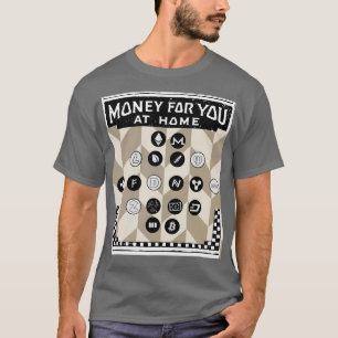 Camiseta Defi Crypto moeda Vintage Money 1