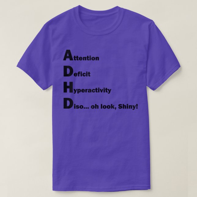 Camiseta Défice de Atenção do ADHD Presença de Oferta de Pi (Frente do Design)
