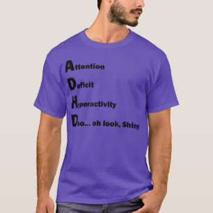 Camiseta Défice de Atenção do ADHD Presença de Oferta de Pi