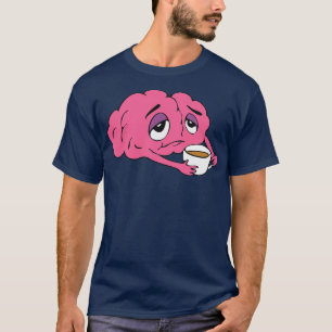 Camiseta Deficiência de Cafeína Café Amantes Fatiga