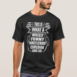 Camiseta Deficiência Paraplégica Para A Cadeira De Rodas Am