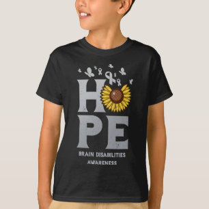 Camiseta Deficiências cerebrais Silver Hope Vintel Girassol