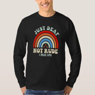 Camiseta Deficiente Auditivo Surdo Língua de Sinais Asl Ape
