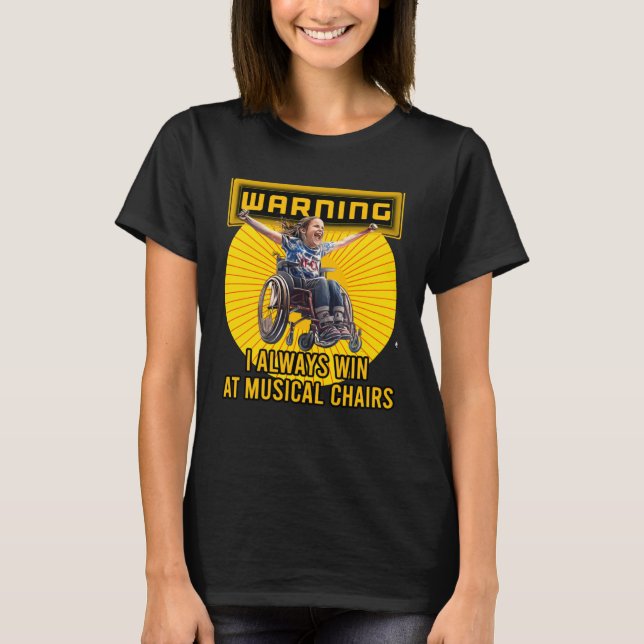 Camiseta Deficiente Fisico Amputado Discapacitado Cadeira d (Frente)