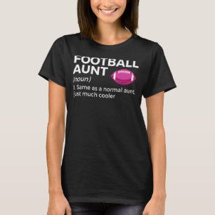 Camiseta Definição 1 da tia de futebol
