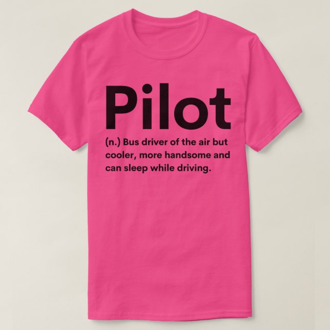 Camiseta Definição 2 do piloto (Frente do Design)