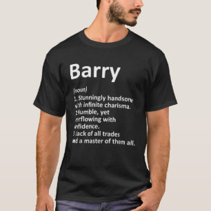 Camiseta Definição BARRY Nome personalizado Funny Birthday