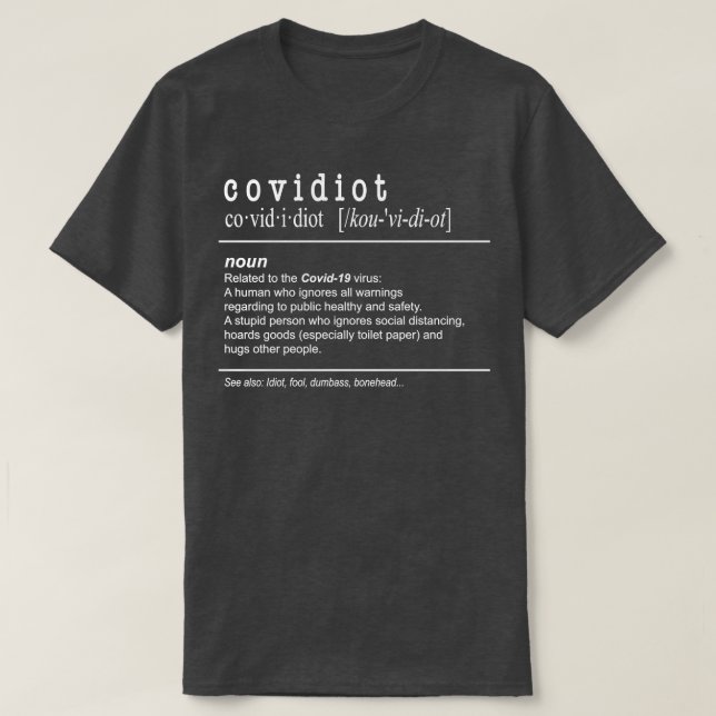 Camiseta Definição CovNoun (Frente do Design)