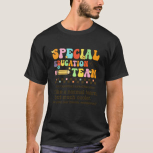 Camiseta Definição da Equipe de Educação Especial Retro Ed